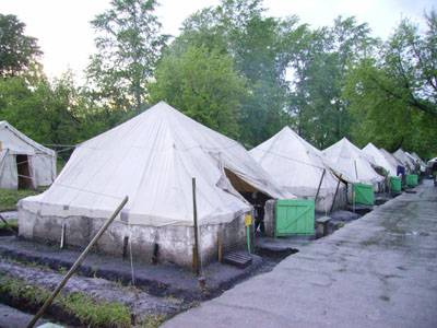 Палатки 6 роты